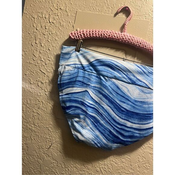Outdoor Oasis Blue Marble Medium Coverage Swimsuit Bottom Woman’s 1X NEW - Picture 9 of 10